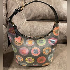 Dooney & Bourke Colorful Logo Hobo Bag